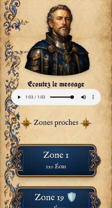 Application Mobilaventure pour un escape game outdoor en Bourgogne