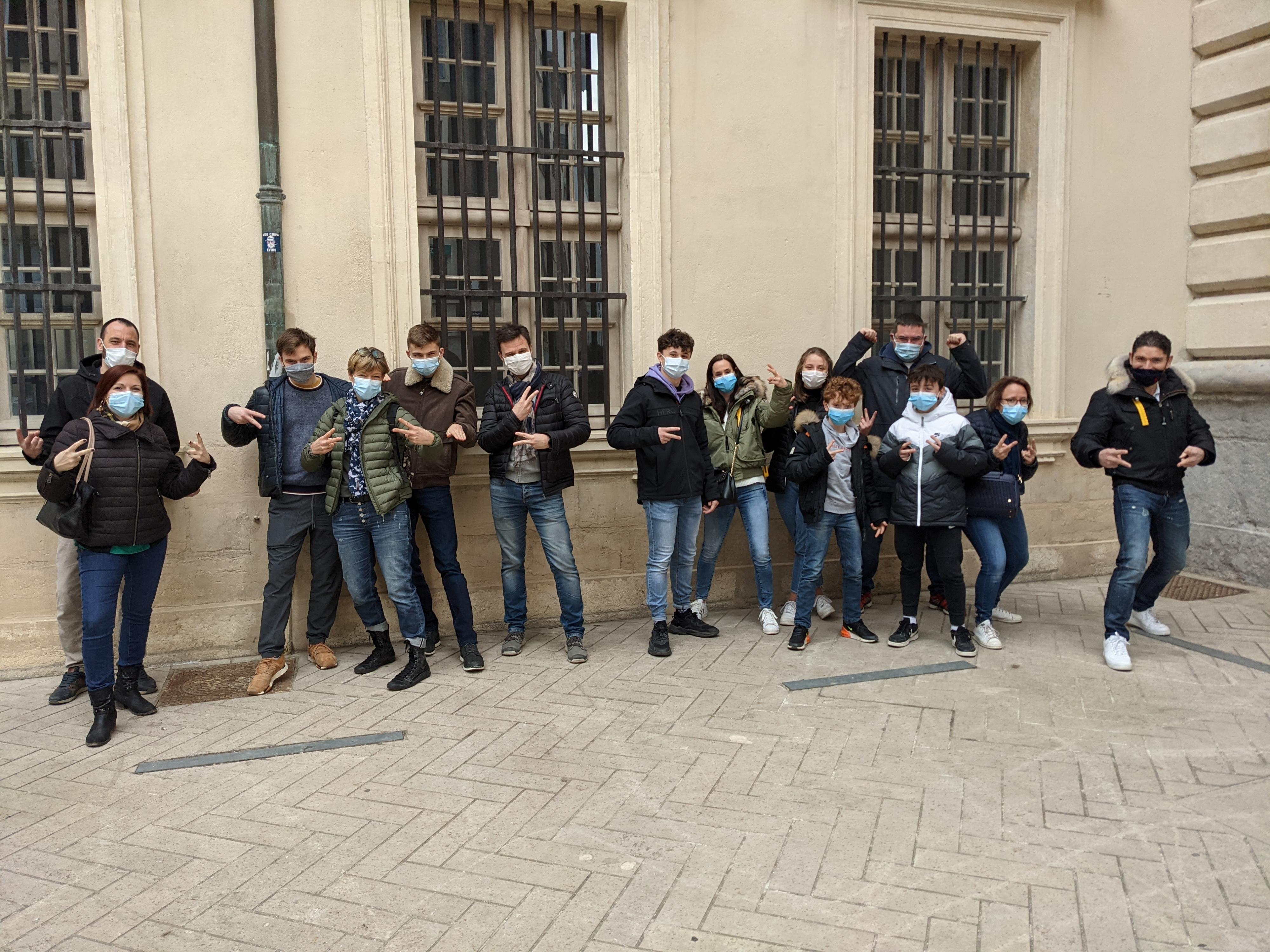 Les joueurs du 07 Mars 2021