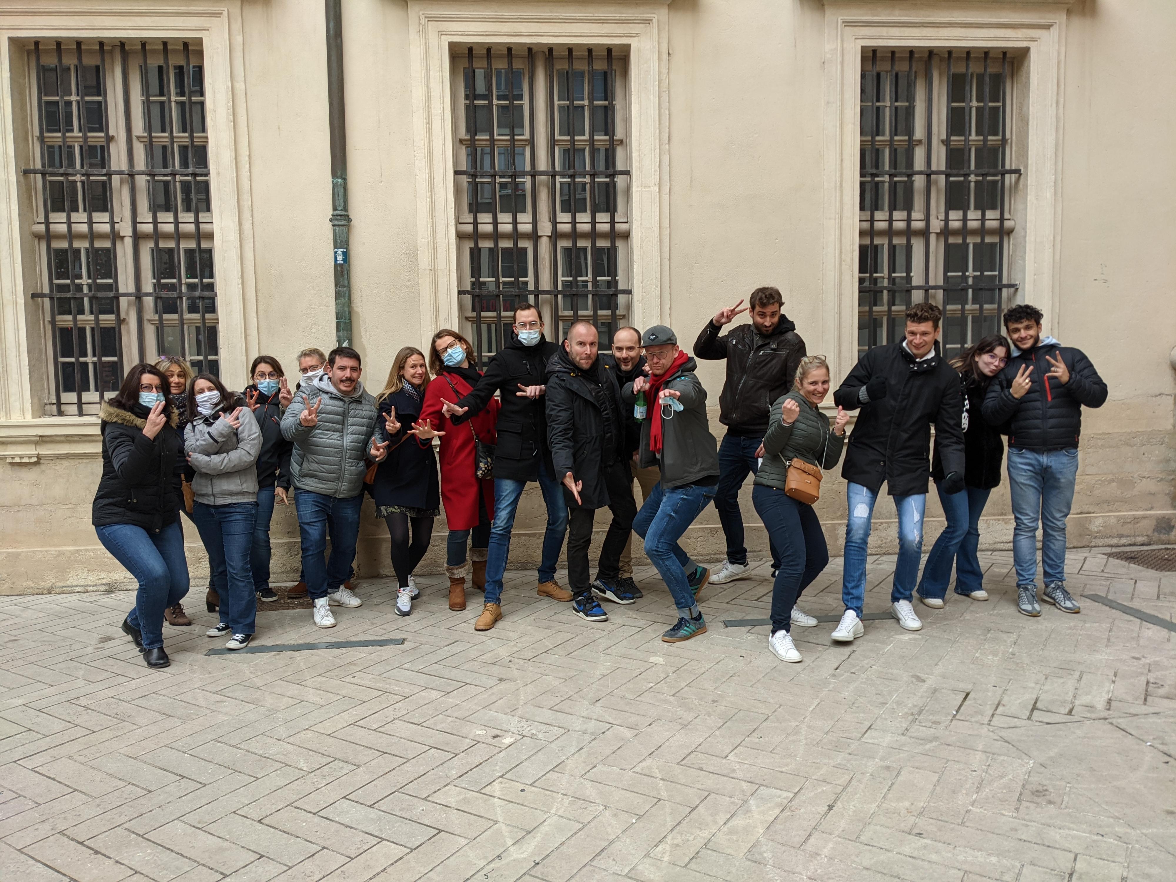 Les joueurs du 21 Novembre 2021