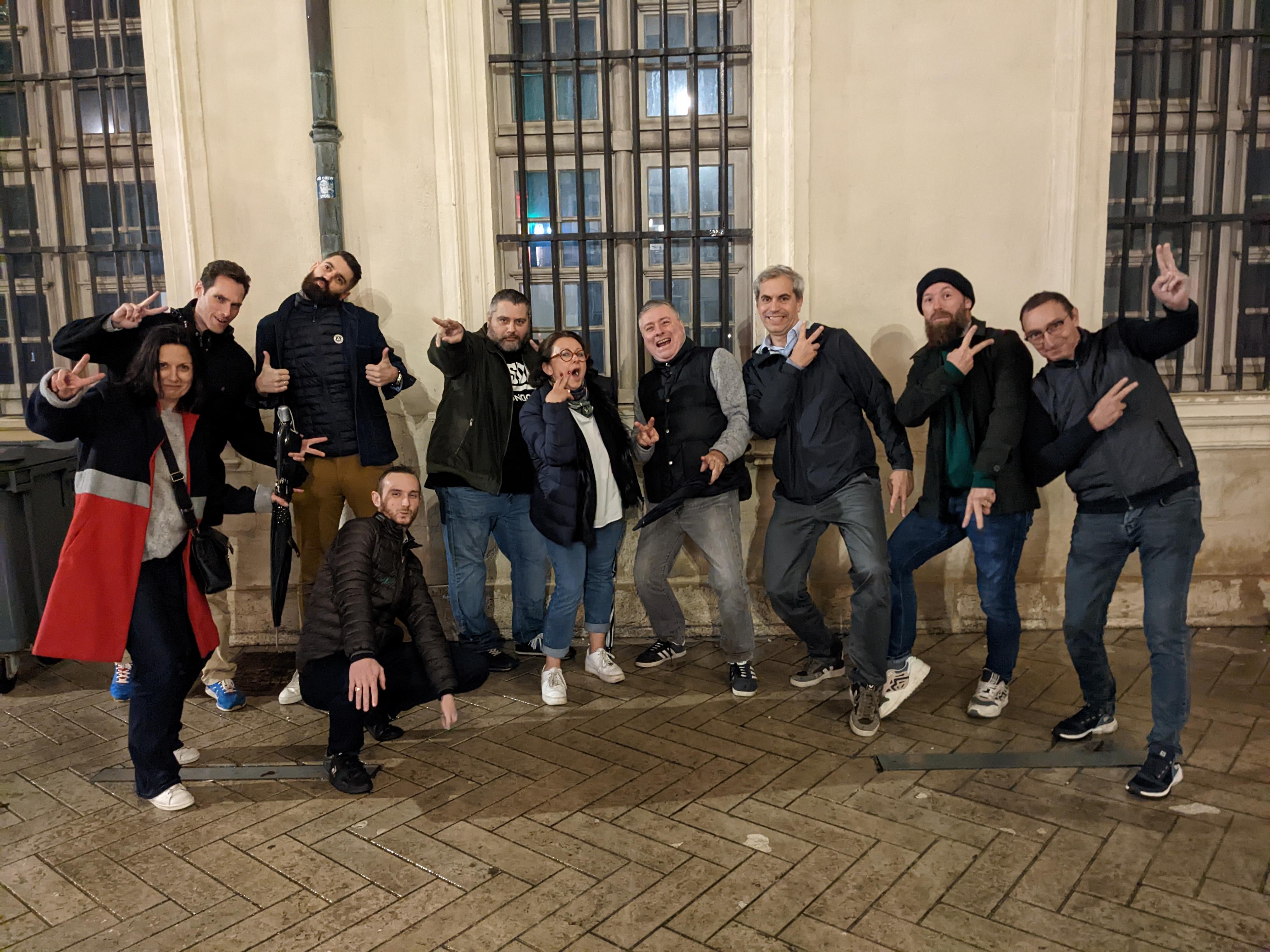 Les joueurs du 17 Novembre 2022