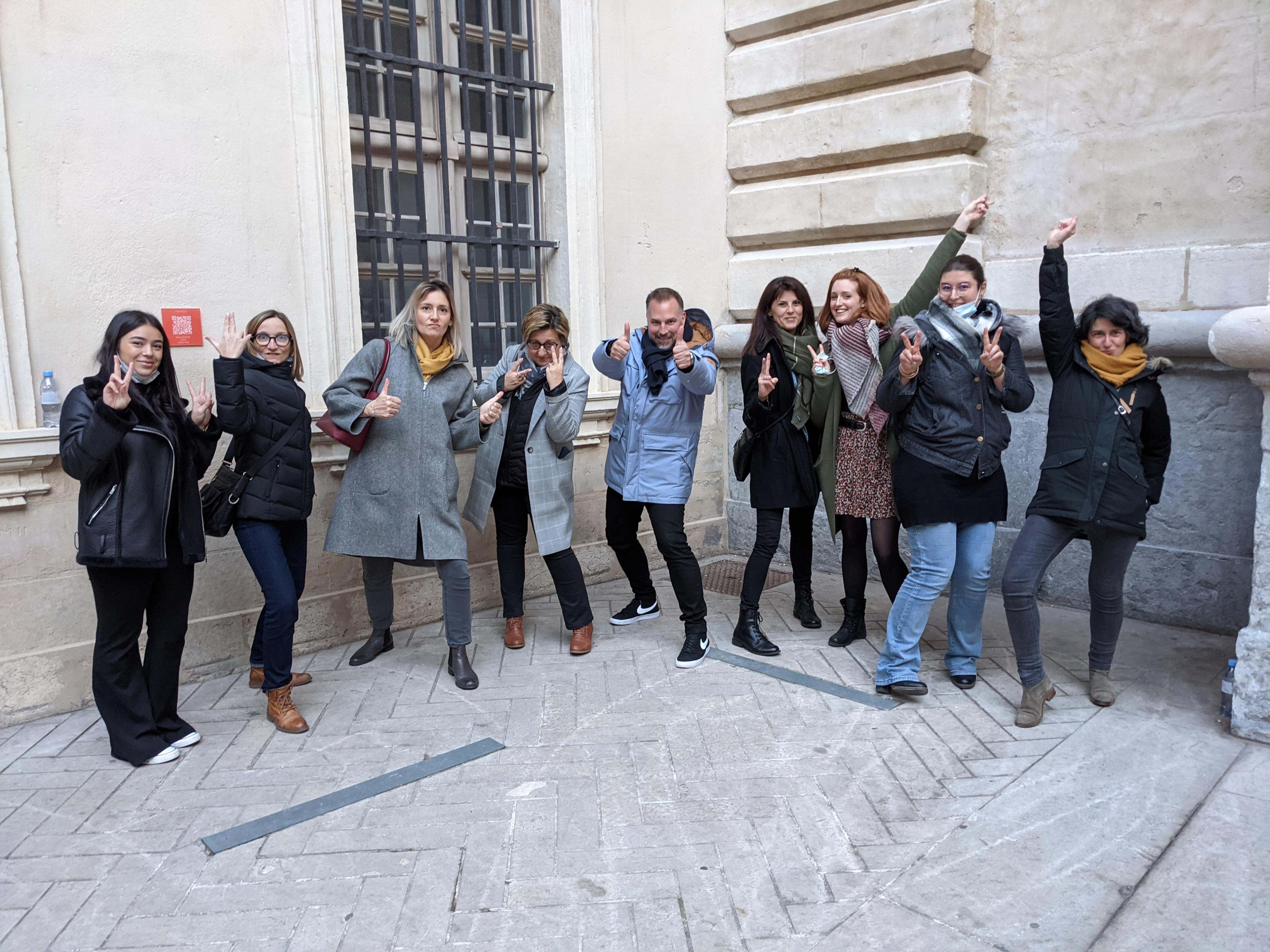 Les joueurs du 18 Novembre 2021