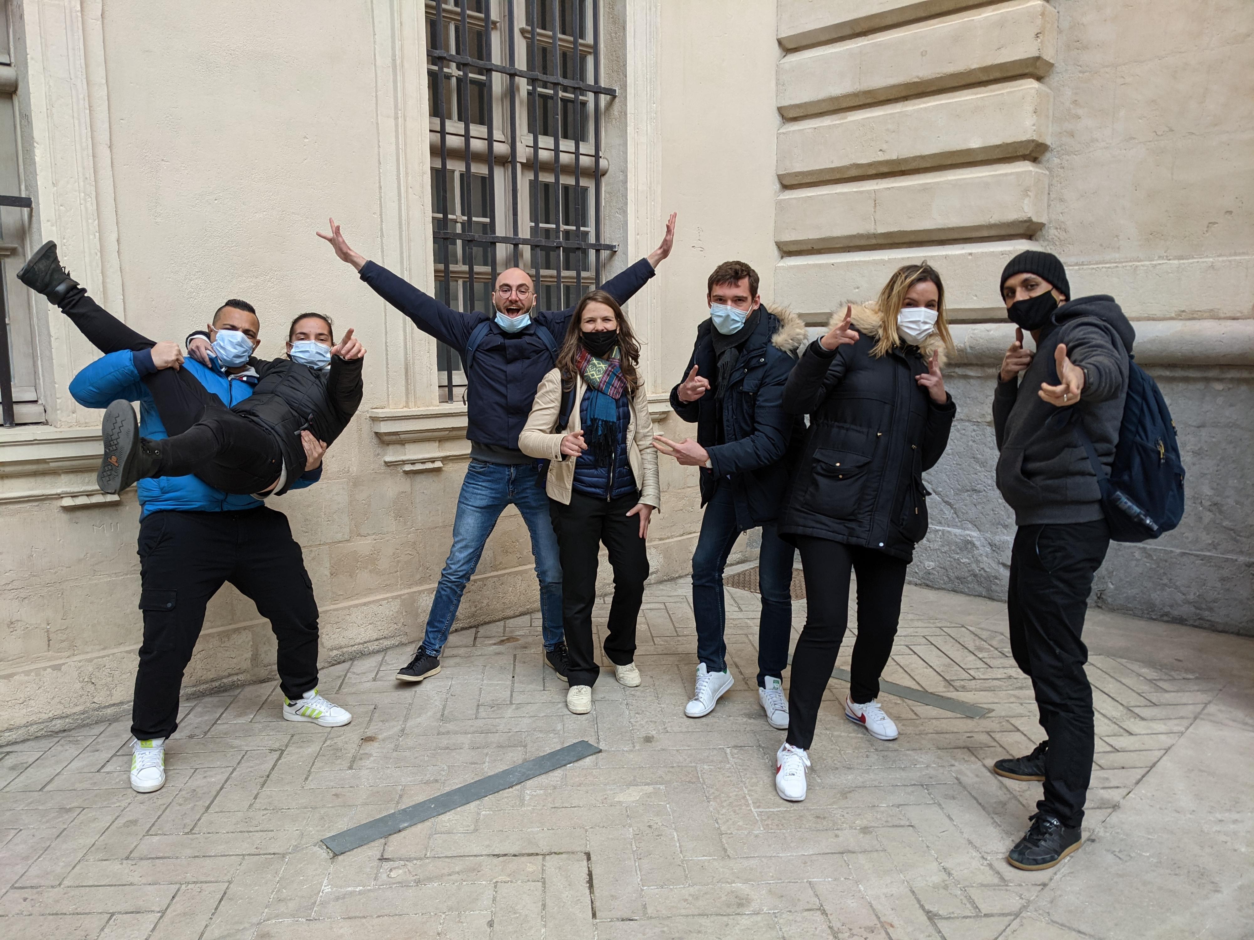 Les joueurs du 19 Mars 2021