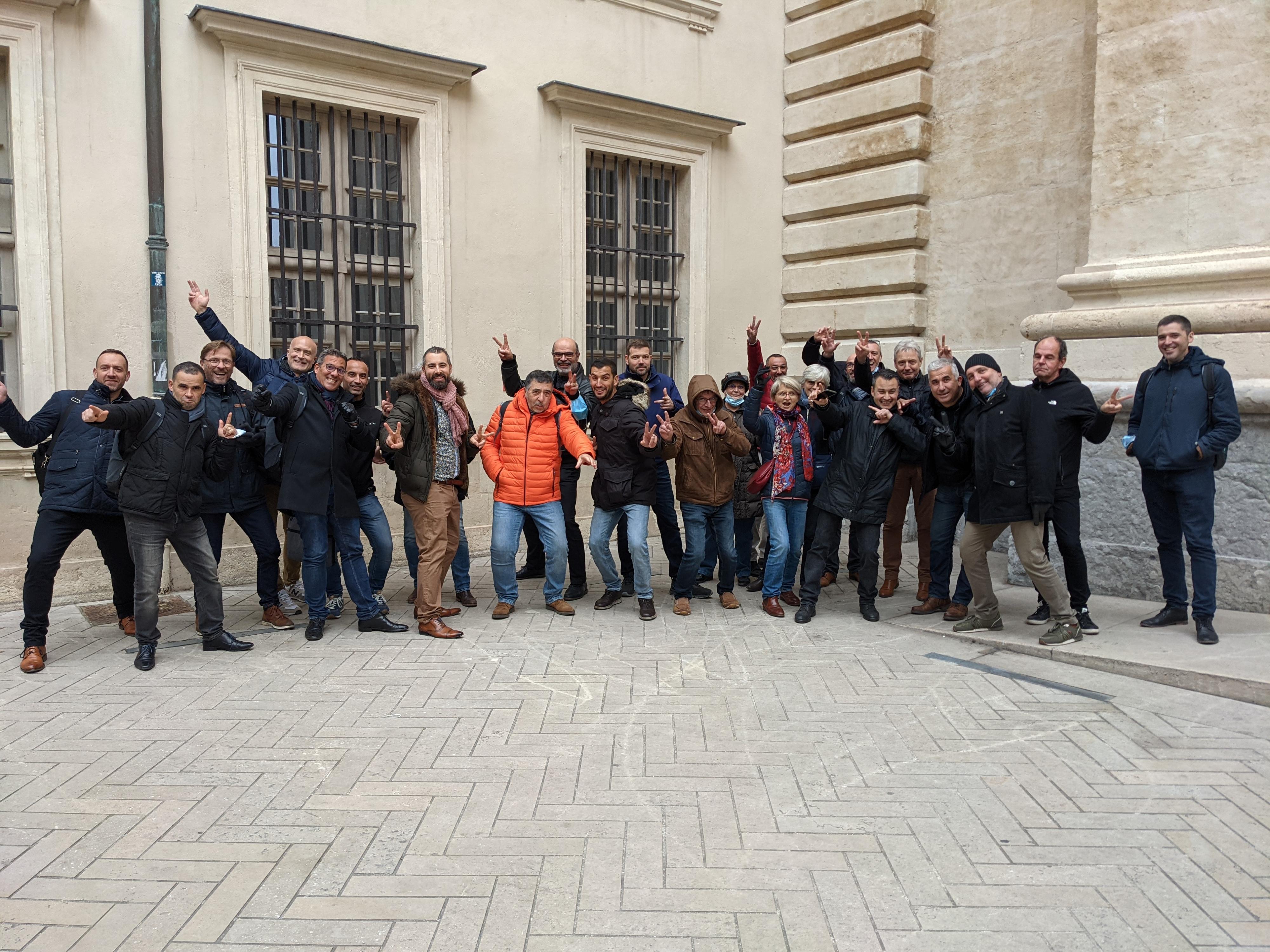 Les joueurs du 17 Novembre 2021