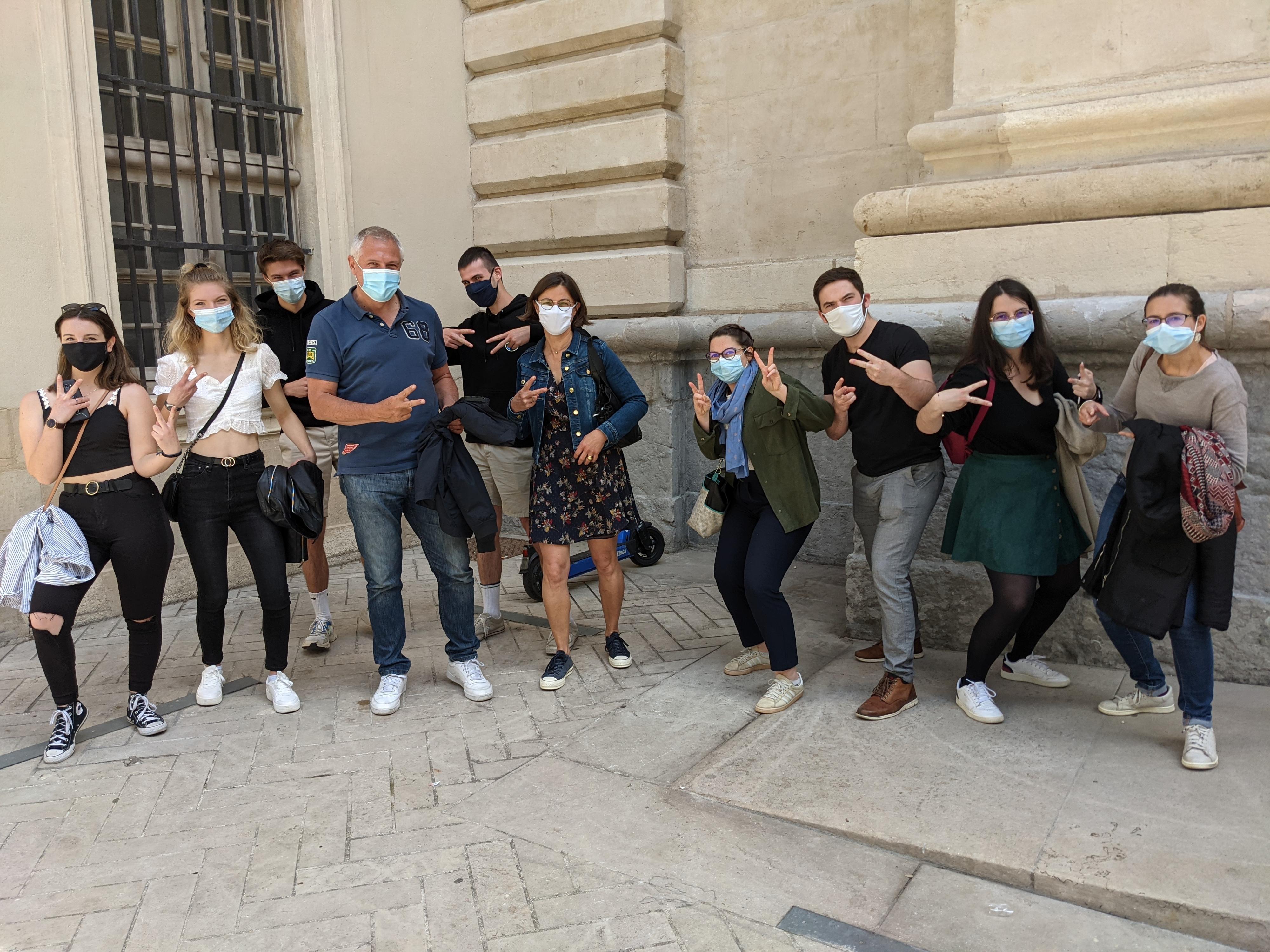 Les joueurs du 23 Mai 2021