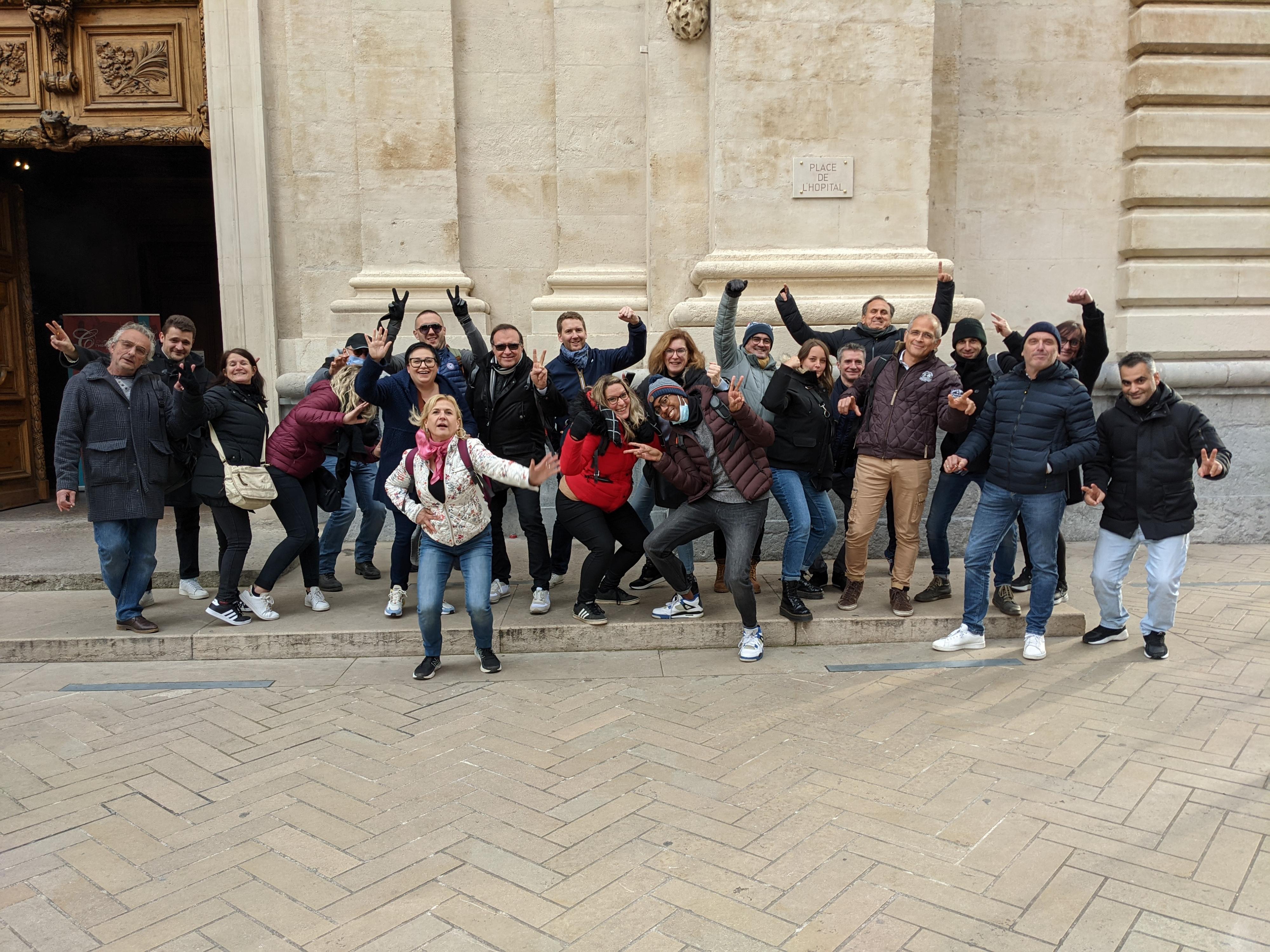 Les joueurs du 10 Novembre 2021