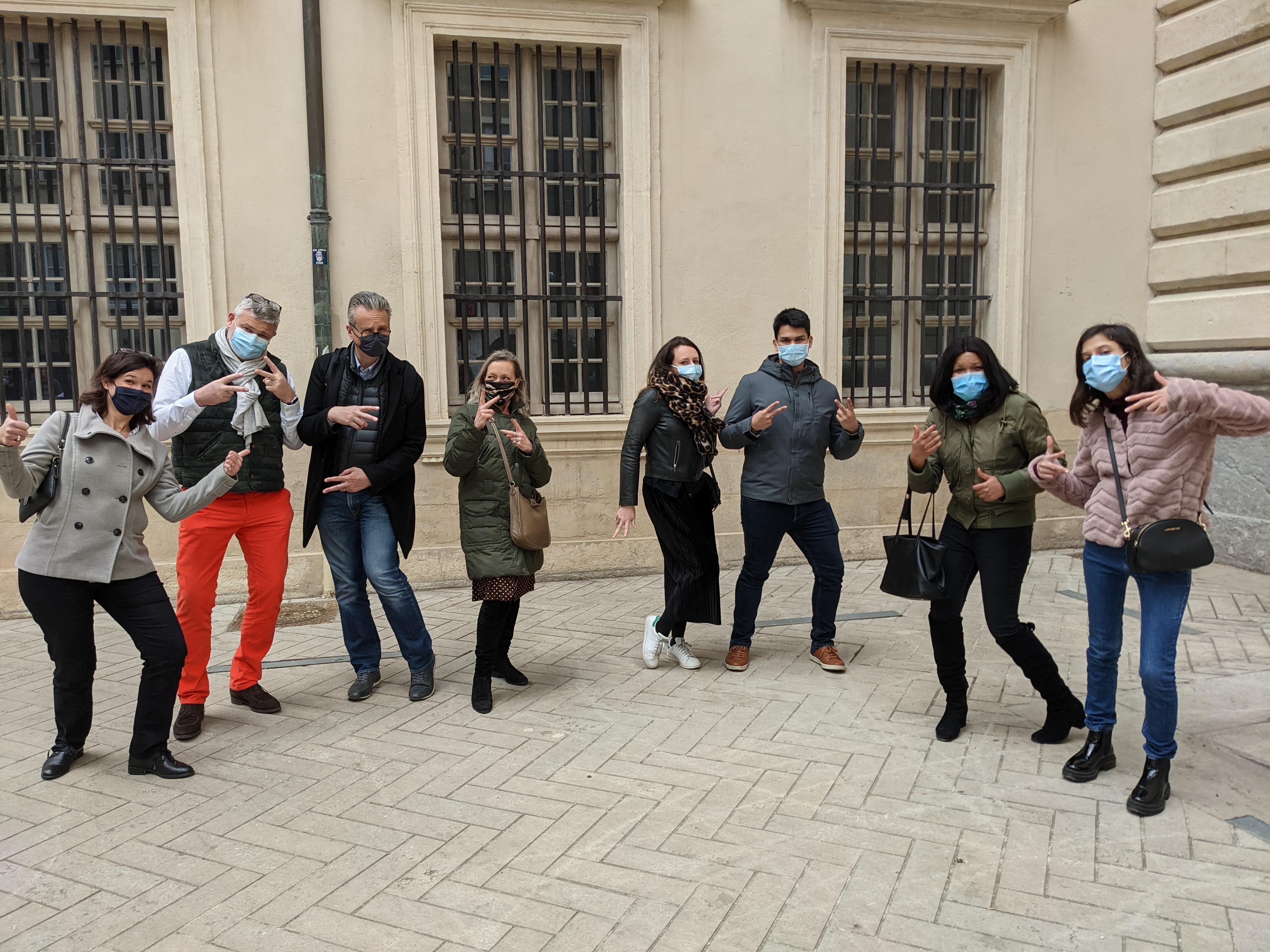 Les joueurs du 14 Mars 2021